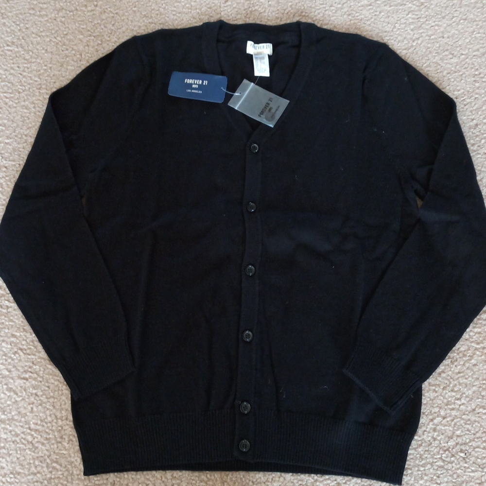 Forever 21 kids uniform button cardigan